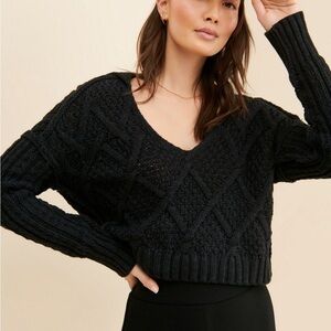 Free People Cable Knit